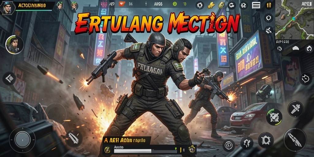Tampilan antarmuka API66 menampilkan aksi seru yang penuh dengan grafis menawan.